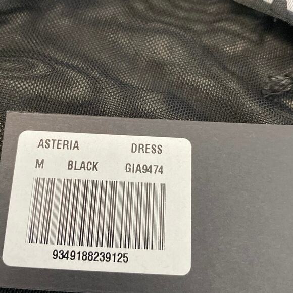 I Am Gia Mesh Mini Ruched Adjustable Dress Women Medium Goth Witchy Dark Romance - Picture 6 of 11